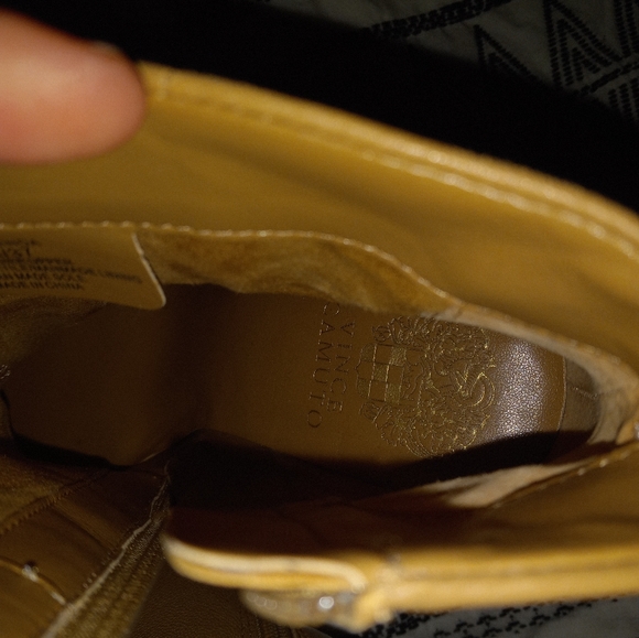 Vince Camuto Camel leather booties 6.5 - Picture 8 of 10